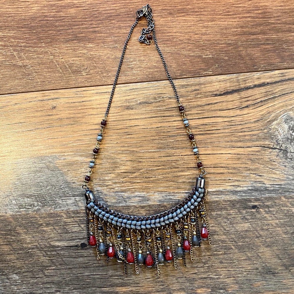 Trendy Boho Tribal Necklace - Picture 6 of 8